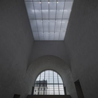 Une vue intérieure du Musée cantonal des Beaux-Arts à Lausanne. [Keystone - Jean-Christophe Bott]