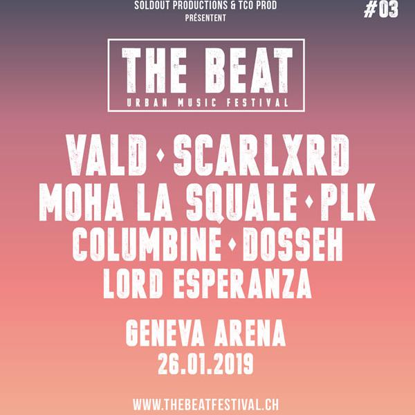 Affiche de l'édition 2019 de The Beat Festival. [thebeatfestival.ch]