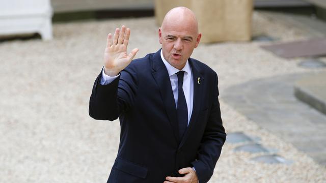 Un nouveau bail de 4 ans pour Infantino. [Keystone - François Mori]