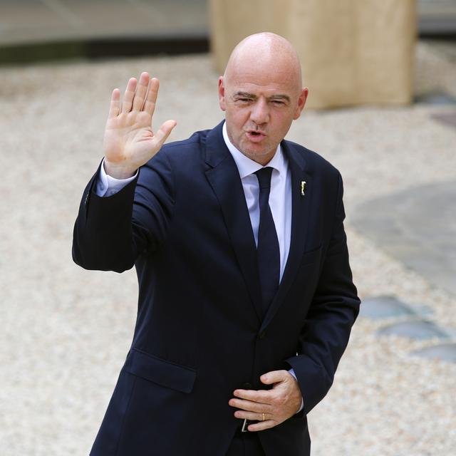 Un nouveau bail de 4 ans pour Infantino. [Keystone - François Mori]