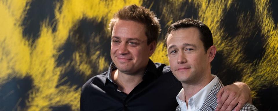 Le réalisateur Patrick Vollrath et l'acteur américain Joseph Gordon-Levitt le 9 août 2019 au Festival de Locarno. [Locarno Film Festival - Samuel Golay]