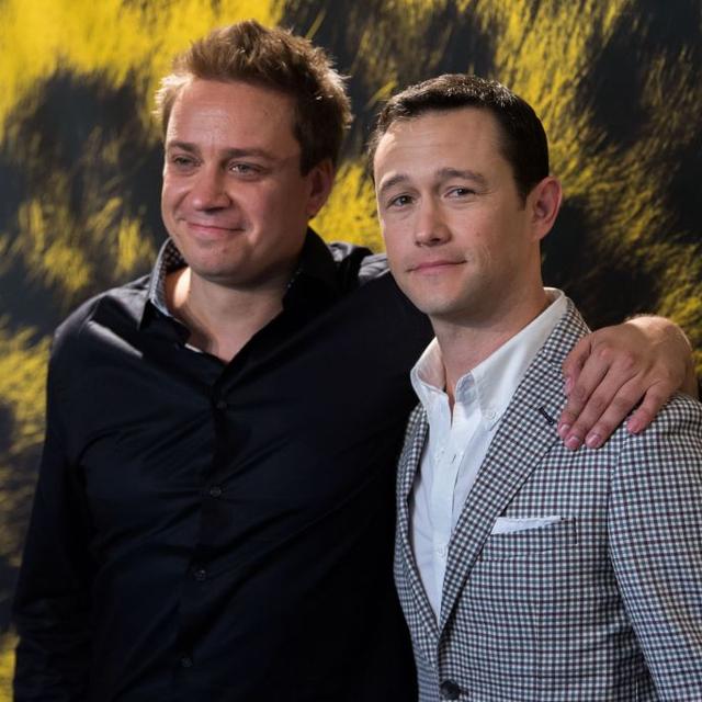 Le réalisateur Patrick Vollrath et l'acteur américain Joseph Gordon-Levitt le 9 août 2019 au Festival de Locarno. [Locarno Film Festival - Samuel Golay]