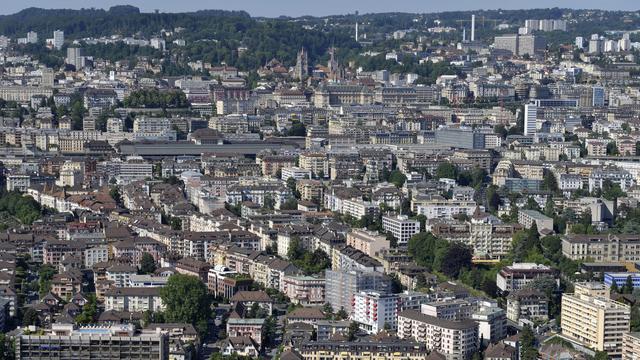 Vue sur la ville de Lausanne (image prétexte). [Keystone - Laurent Gillieron]