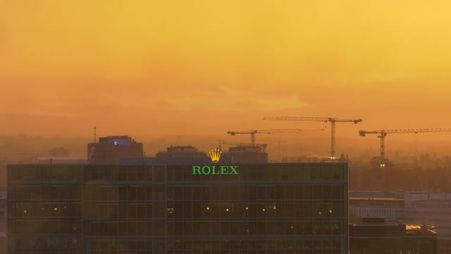 Rolex est un acteur majeur de l'immobilier genevois. [RTS]