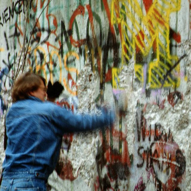 Le Mur de Berlin en 1989 [flickr - Thiémard horlogerie]