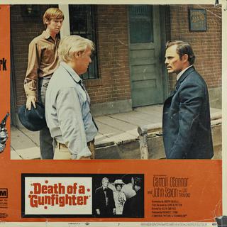Visuel du film "Death of a gunfighter", sorti en 1969. [AFP - Universal Pictures]