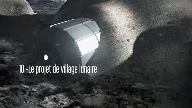 Le projet de village lunaire.