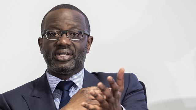 Le salaire de Tidjane Thiam s'est monté à 12,7 millions en 2018. [Keystone - Ennio Leanza]