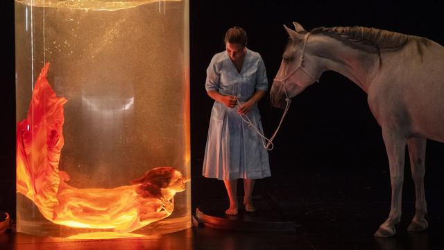 "Einstein On The Beach", un spectacle insolite au Grand Théâtre de Genève. [Carole Parodi - Carole Parodi]