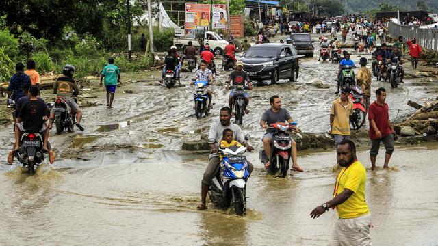 Des inondations meurtrières frappent la Papouasie. [Keystone - EPA/Frans]