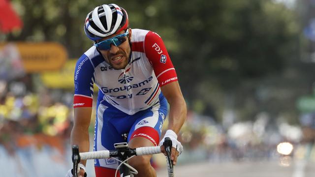 Pinot pointe désormais au 11e rang au général, à 2'33" d'Alaphilippe. [Christophe Ena]