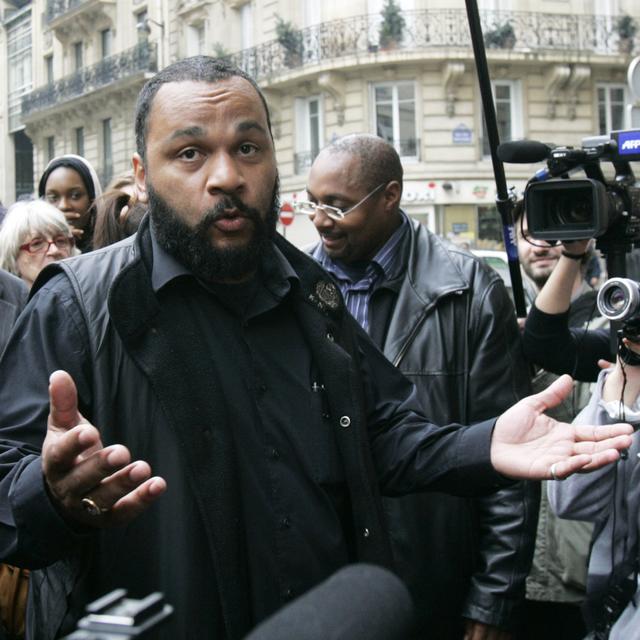L'humoriste Dieudonné photographié en 2009 à Paris. [Keystone - AP Photo/Remy de la Mauviniere]