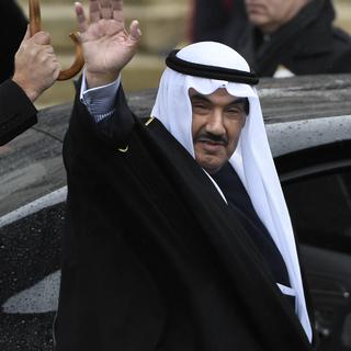 Le sheikh Nasser Al-Mohammed, photographié ici en décembre 2014. [AFP - John Thys]