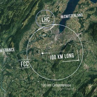 Proposition d'emplacement du futur collisioneur circulaire (FCC).
Charitos Panagiotis
CERN [CERN - Charitos Panagiotis]