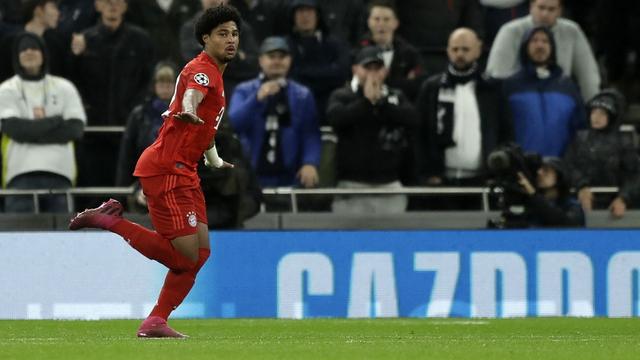 Folle soirée pour Serge Gnabry, qui a marqué 4 fois sur la pelouse de Tottenham. [Matt Dunham]