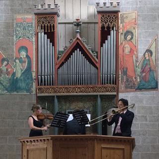 Concert lors de l'édition 2016 du Festival international de l'orgue de Valère. [FIOA/flickr - Florian Bloesch]