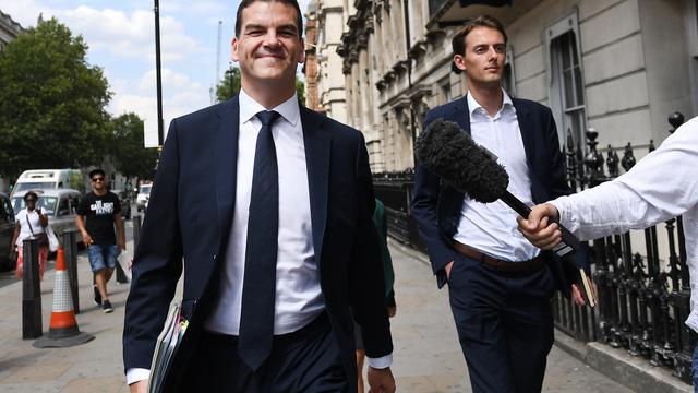 Le négociateur en chef du Brexit, Olly Robbins. [EPA/Keystone - Andy Rain]