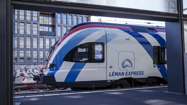 Le Léman Express sera le plus grand RER transfrontalier d'Europe. [Keystone - Salvatore Di Nolfi]