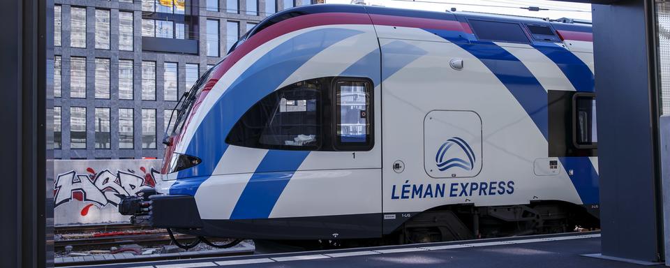 Le Léman Express sera le plus grand RER transfrontalier d'Europe. [Keystone - Salvatore Di Nolfi]