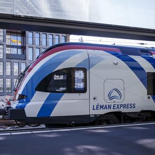 Le Léman Express sera le plus grand RER transfrontalier d'Europe. [Keystone - Salvatore Di Nolfi]