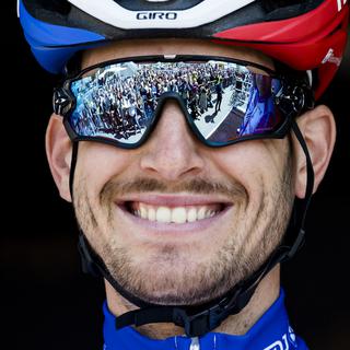 Sébastien Reichenbach pédalera pour l'équipe de la FDJ dans une semaine au Tour de France. [Keystone - Jean-Christophe Bott]