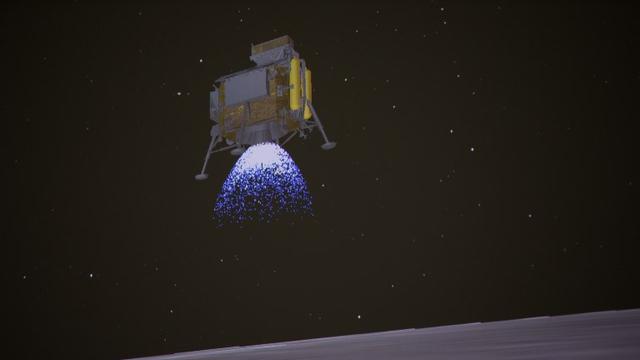 Le module d'exploration Chang'e-4 avait quitté la Terre le 8 décembre. [AFP - Jin Linwang]