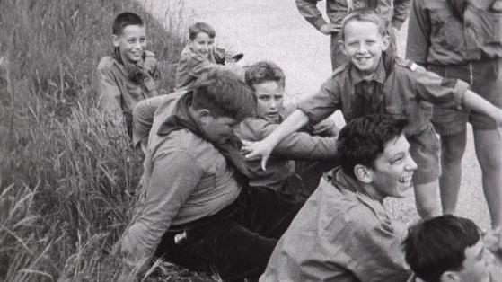 Scouts en 1956. [RTS]