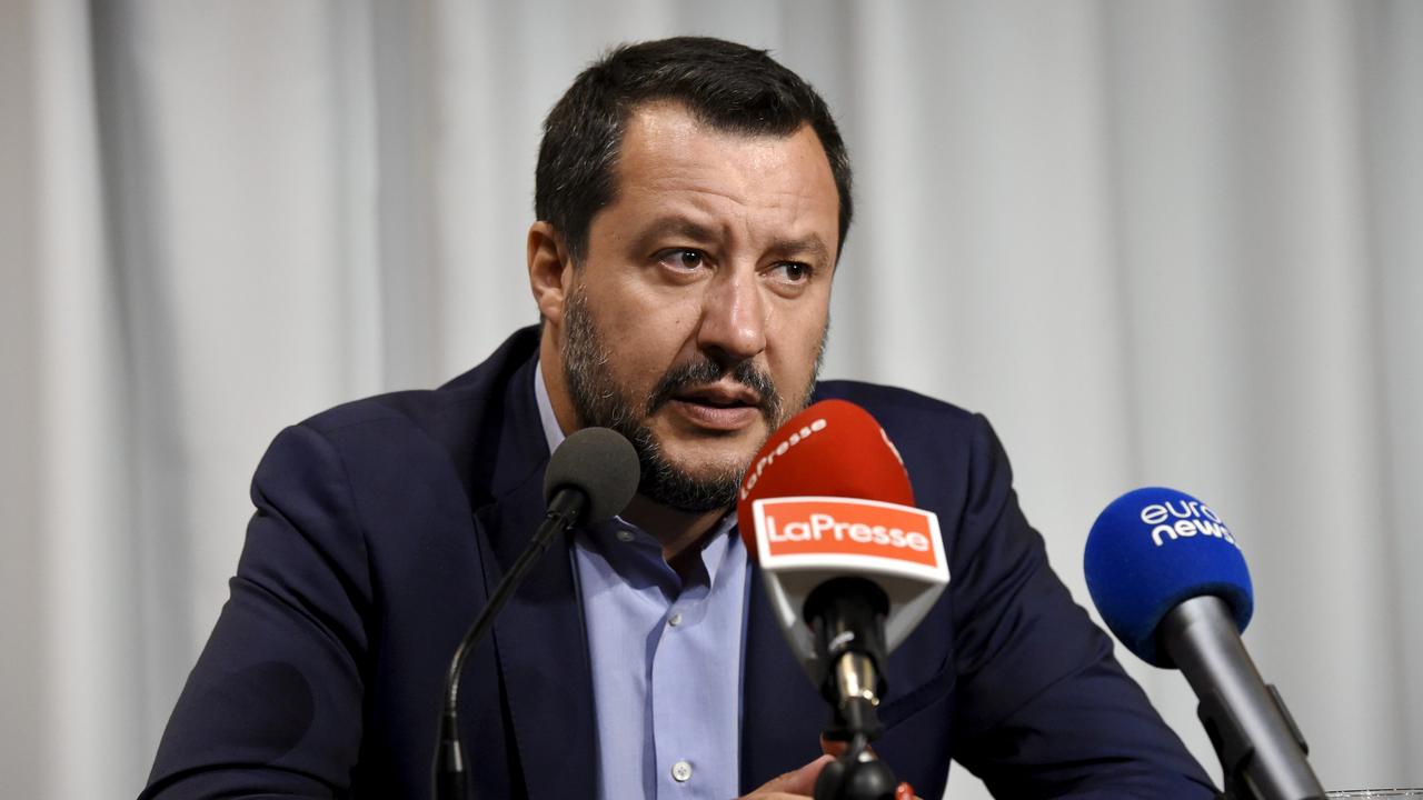 Matteo Salvini réclame des élections anticipées le plus vite possible. [Reuters - Emmi Korhonen]