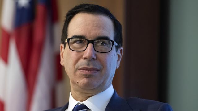 Le secrétaire américain au Trésor, Steven Mnuchin, le 24 avril 2019. [EPA - ERIK S. LESSER]