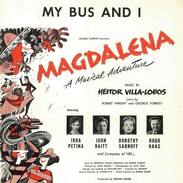 L'affiche de la comédie musicale "Magdalena" de Villa-Lobos. [villalobos.ca]