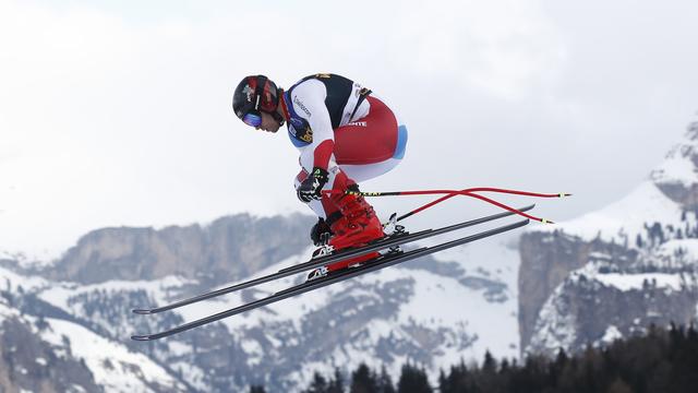 Caviezel réalise un début de saison remarquable en super-G. [Keystone - Gabriele Facciotti]