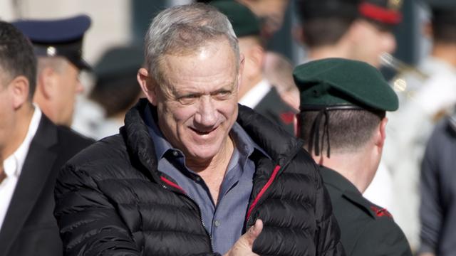 Benny Gantz lance sa campagne électorale en Israël. [AP/Keystone - Ariel Schalit]