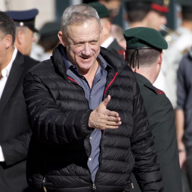 Benny Gantz lance sa campagne électorale en Israël. [AP/Keystone - Ariel Schalit]