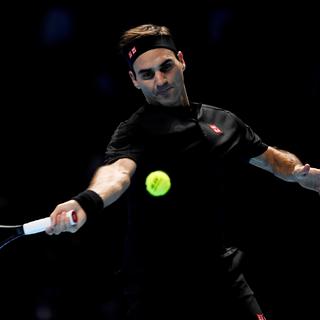 Roger Federer, Londres, 10 novembre 2019. [Reuters - Tony O'Brien]