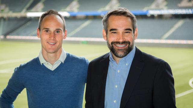 Steve von Bergen sera le consultant de David Lemos pour la phase finale de la Ligue des Nations au Portugal. [RTS - Laurent Bleuze]