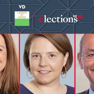 Les candidats au deuxième tour de l'élection au Conseil d'Etat pour le canton de Vaud. [Keystone]