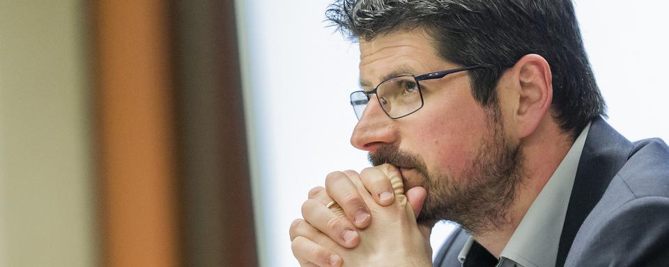 L'ex-conseiller national Yannick Buttet. [Keystone - Cyril Zingaro]