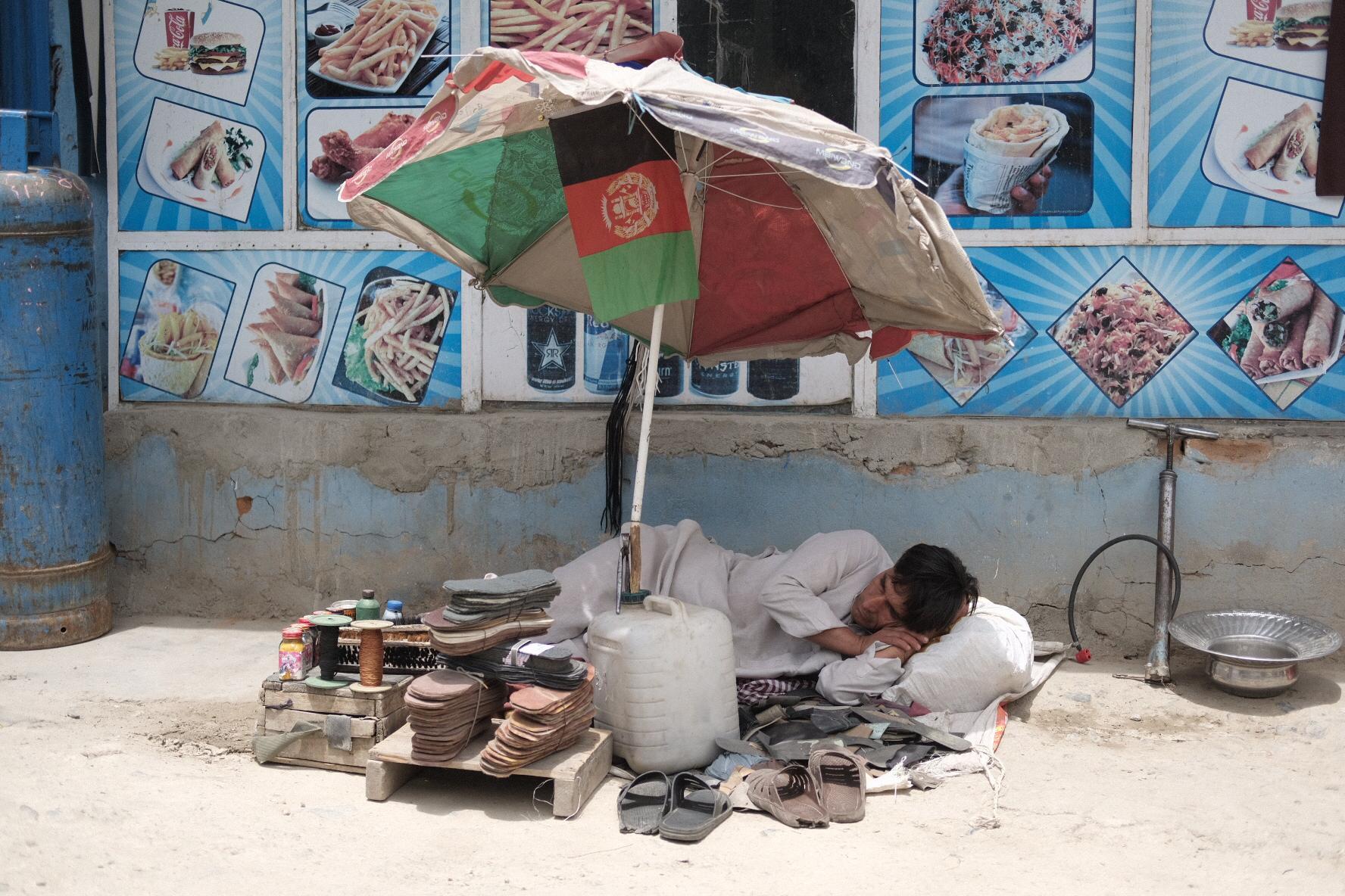 Un vendeur de rue à Kaboul, en Afghanistan. [RTS - Karim Amin]