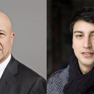 Les conseillers nationaux Fabio Regazzi (PDC/TI), et Fabian Molina (PS/ZH).