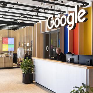 Les locaux de Google à Zurich, photographiés en septembre 2019. [Keystone - Ennio Leanza]