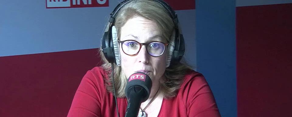 Olivia Cutruzzolà, cheffe de la section prévention de la criminalité et relations avec les citoyens à la Police cantonale vaudoise. [RTS - RTS Info]