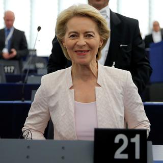 La présidente de la Commission européenne, l'allemande Ursula von der Leyen. [Reuters - Vincent Kessler]
