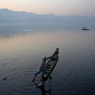 Le lac Inle en Birmanie. [AP Photo/Keystone - Gemunu Amarasinghe]