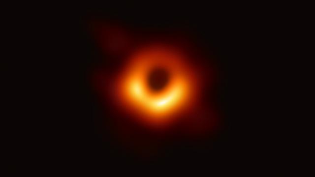La première image d'un trou noir. [National Science Foundation]