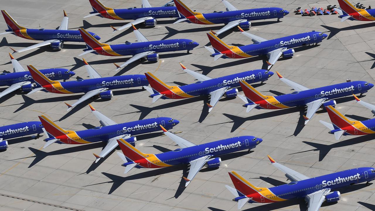 Les 737 MAX de la compagnie aérienne Southwest Airlines cloués au sol [AFP - Mark Ralston]