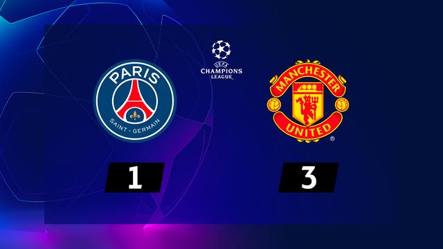 1-8e retour, Paris SG - Manchester United (1-3): le résumé de la rencontre