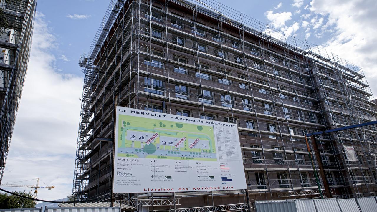 L’ASLOCA de Genève lance un projet pour mieux contrôler l’attributions de logements subventionnés dans les zones de développement. [Keystone - Salvatore Di Nolfi]