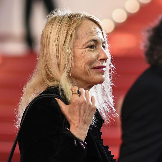 La journaliste Laure Adler le 9 mai 2018 à Cannes. [AFP - Anne-Christine Poujoulat]