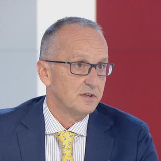 L'économiste Michel Girardin. [RTS]