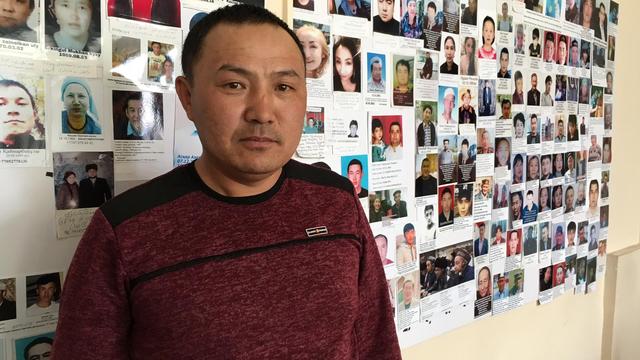 Orinbek Koksebek, un Chinois de l'ethnie kazakh, a été détenu au Xinjiang pendant 125 jours. [RTS - Michael Peuker]